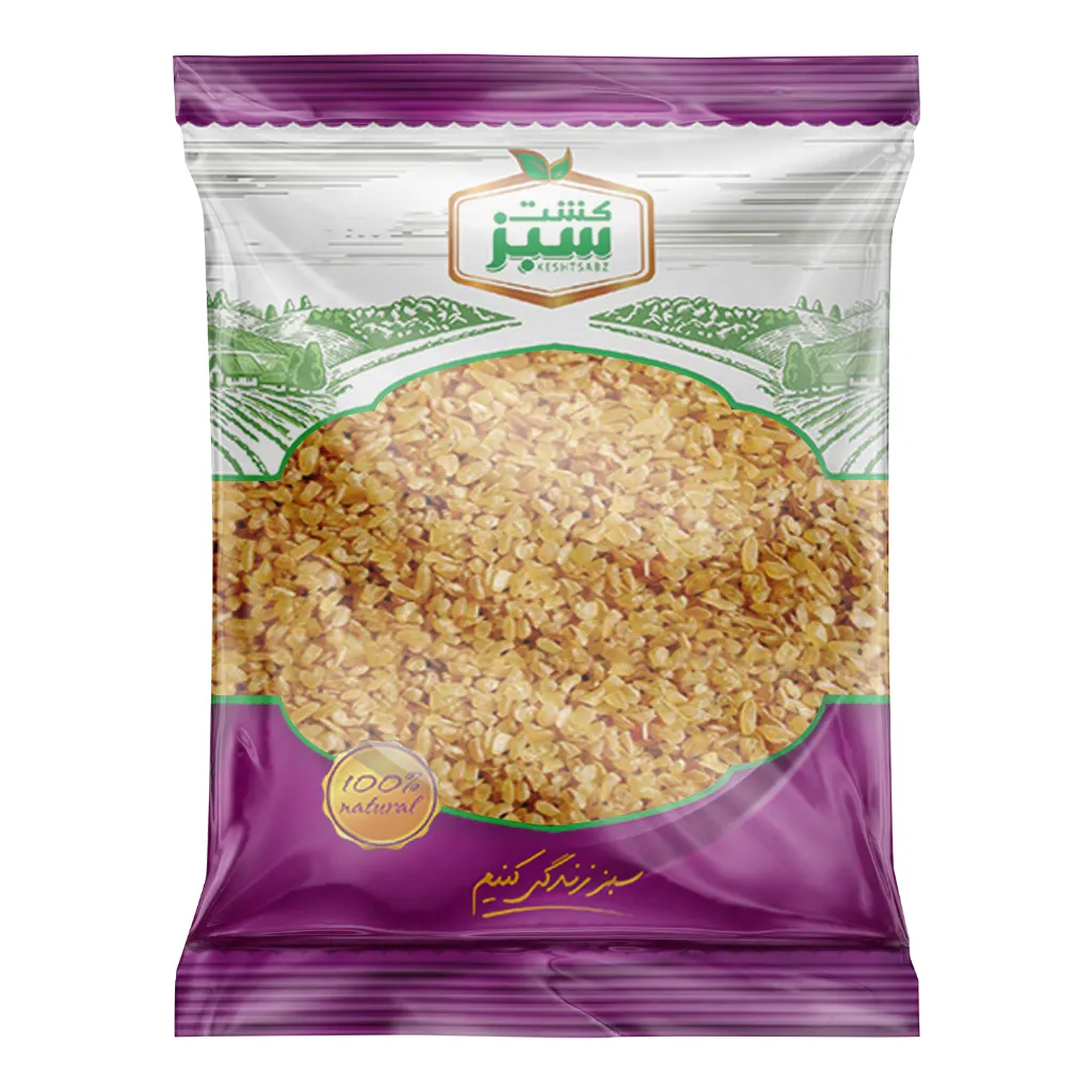 [312221] بلغور گندم 300 گرمی سلوفان کشت سبز