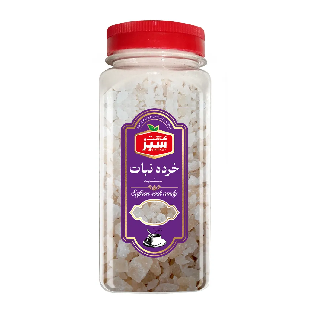 [318377] خرده نبات سفید 450 گرمی جار کشت سبز