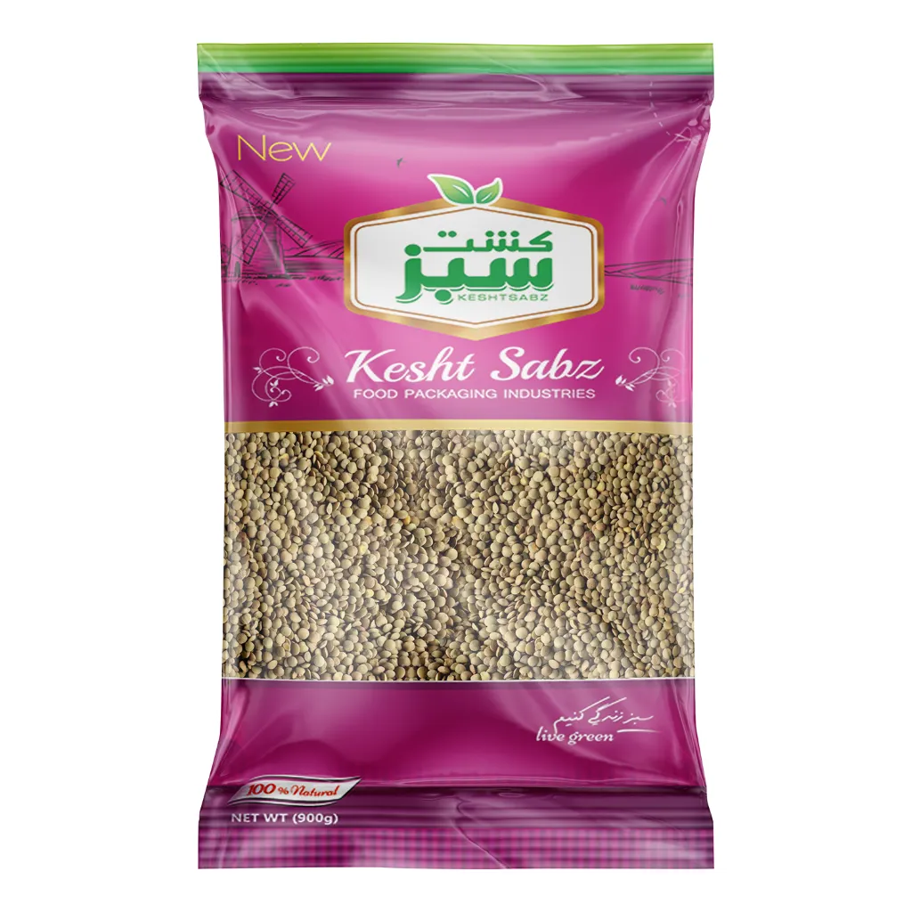 [311161] عدس ریز 900 گرمی سلوفان  کشت سبز