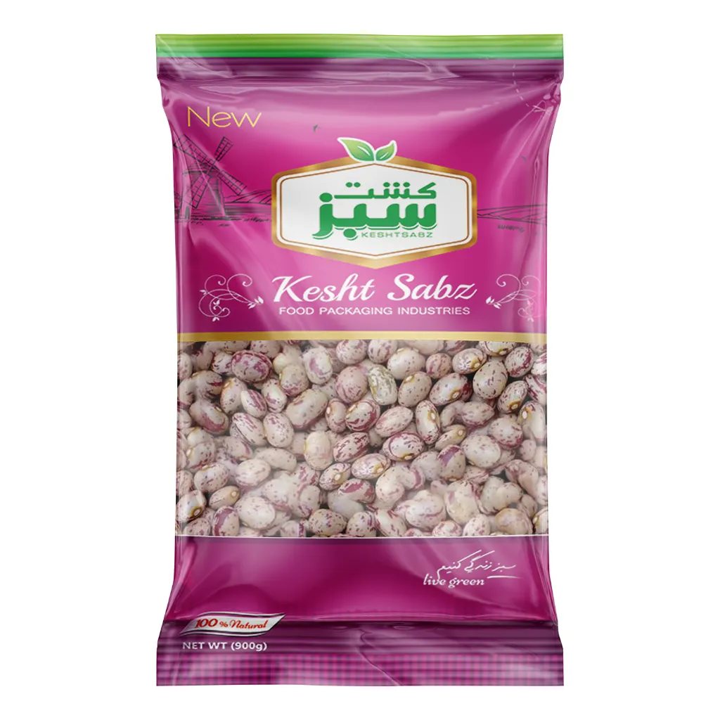 لوبیا چیتی 900 گرمی سلوفان کشت سبز