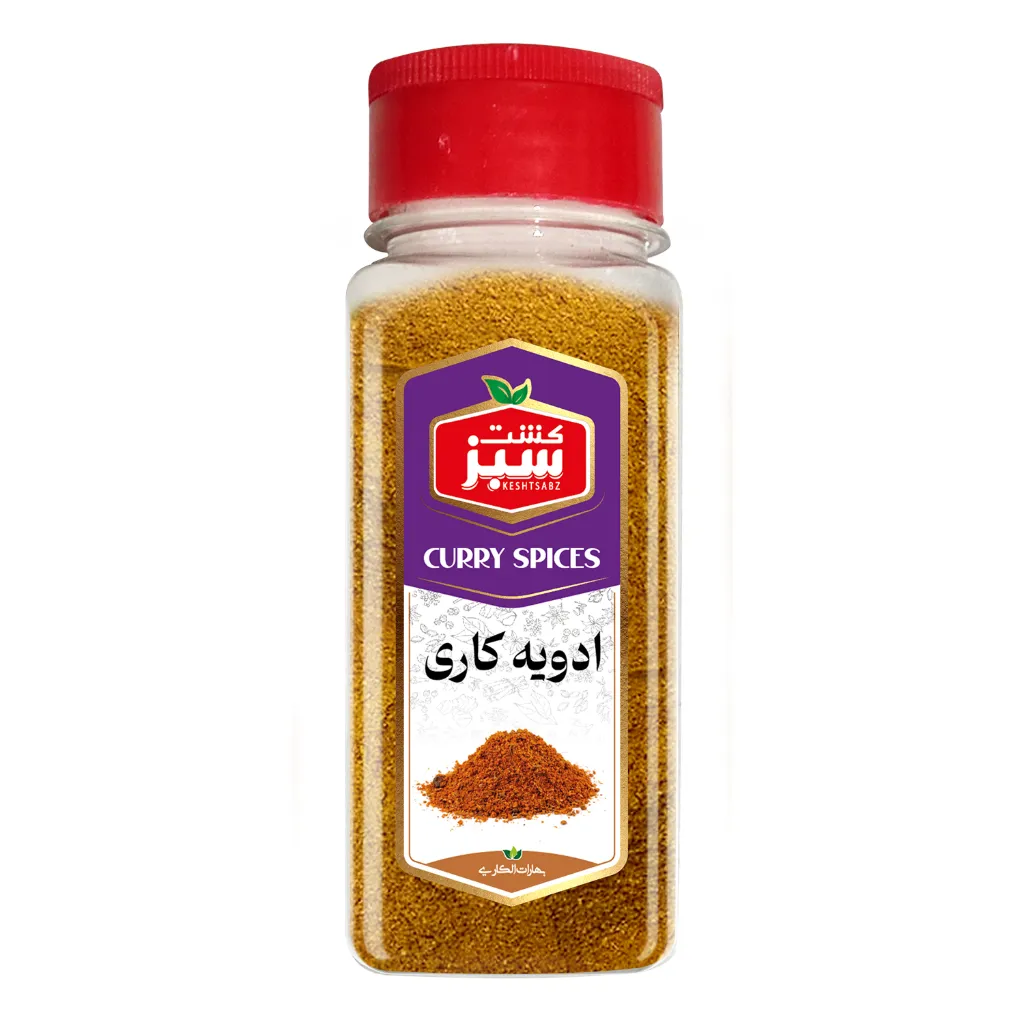 ادویه کاری 80 گرمی جار کشت سبز