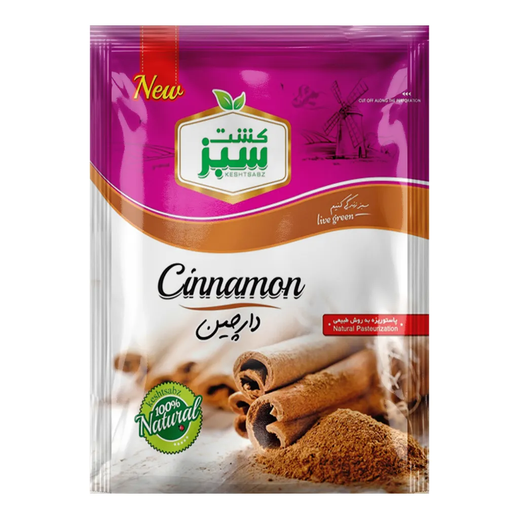دارچین 50 گرمی آویز کشت سبز