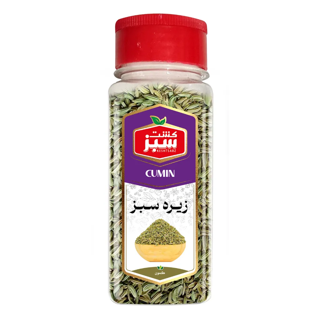 زیره سبز 80 گرمی جار کشت سبز