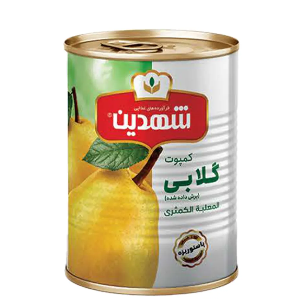 [100514] کمپوت گلابی 370 گرمی قوطی شهدین