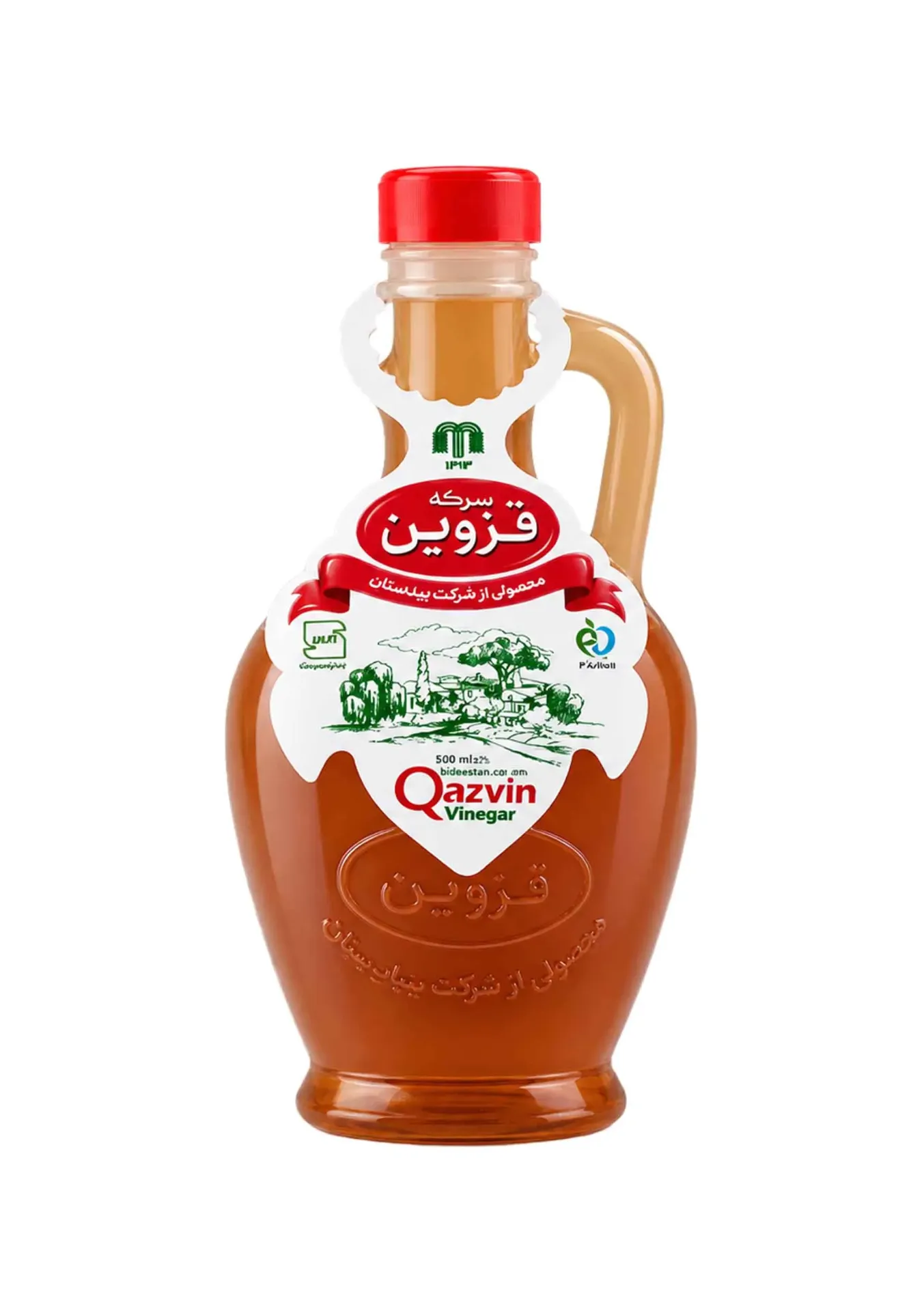 [100681] سرکه رنگی نیم لیتری بیدستان