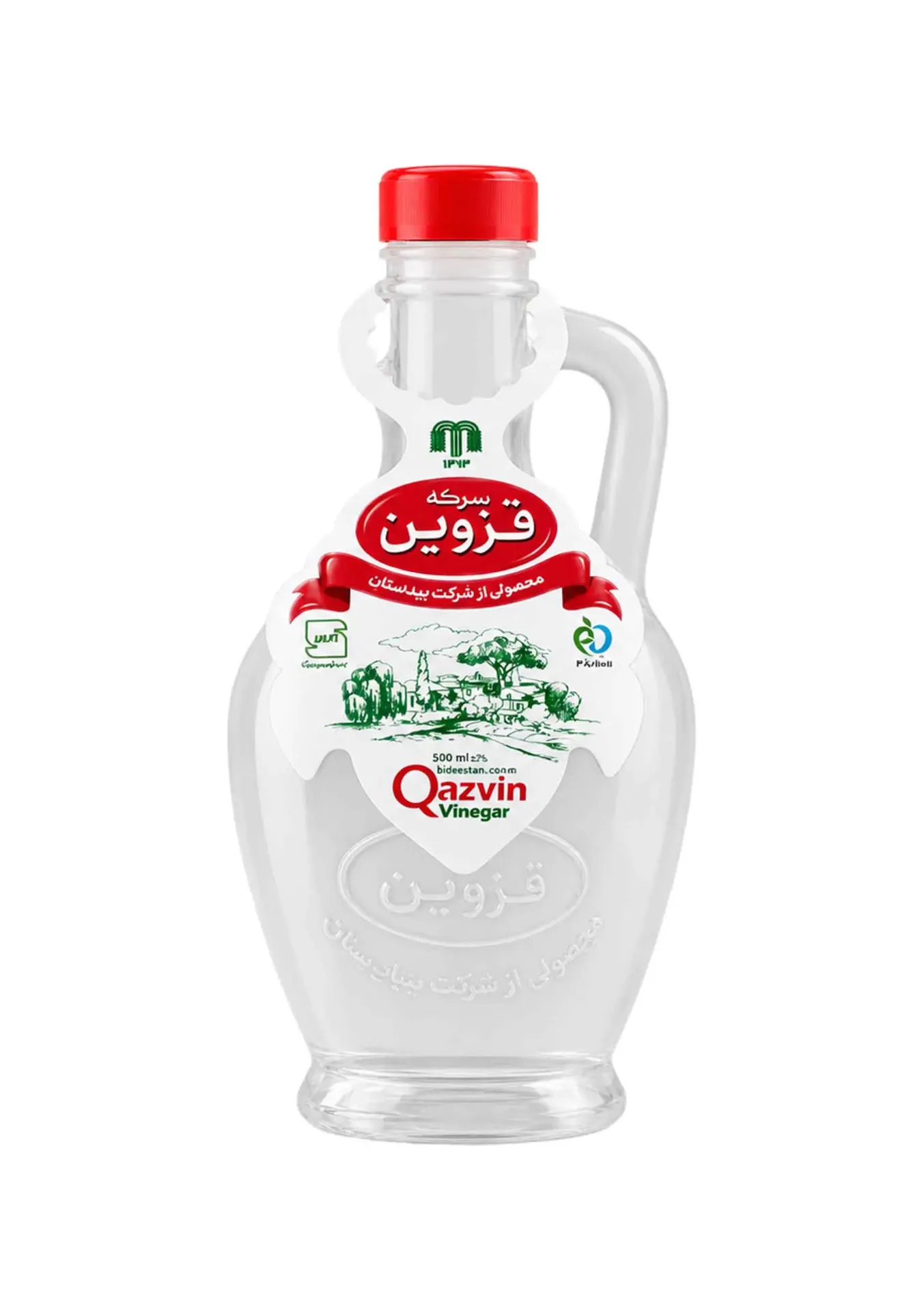 [100682] سرکه سفید نیم لیتری بیدستان